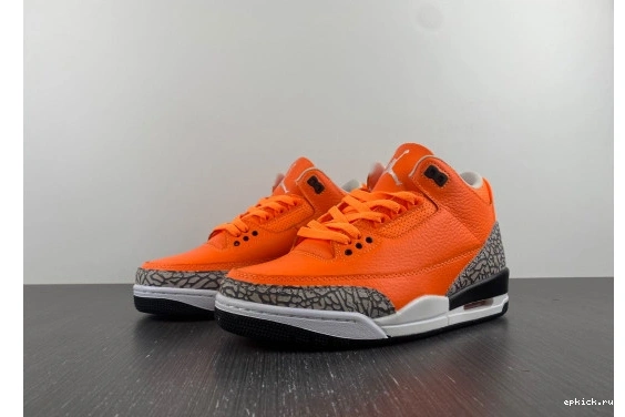 EP AJ3 Air Retro 3 Jordan CT8532-801 CT8532-801 "Orange" 0214
